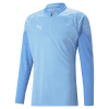 Puma Team Cup Training 1/4 zip Top - 2023 - Team Light Blue