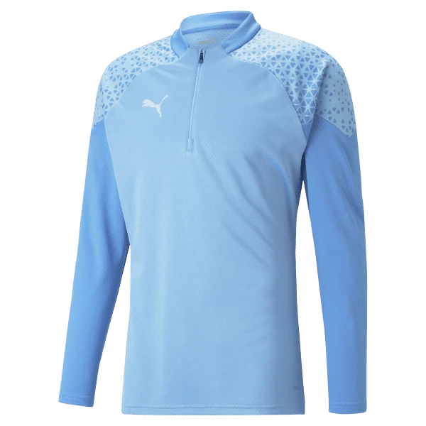 Puma Team Cup Training 1/4 zip Top - 2023 - Team Light Blue