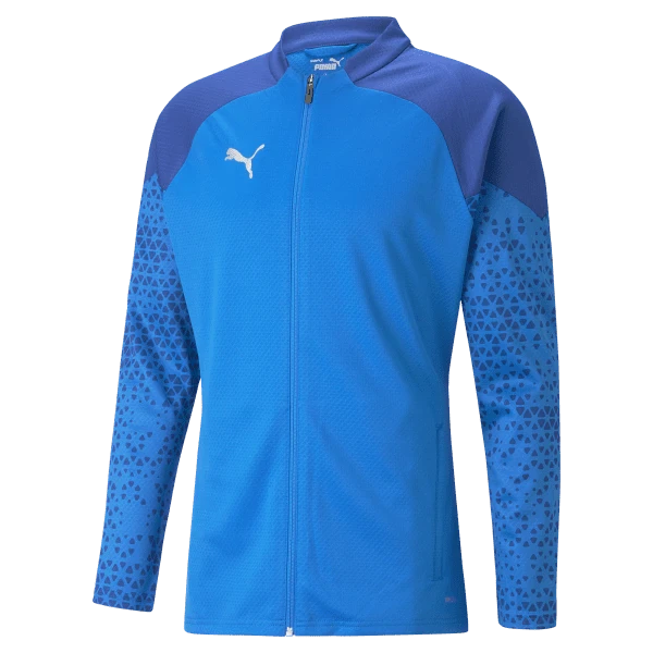 Puma Team Cup Training Jacket - 2023 - Electric Blue Lemonade