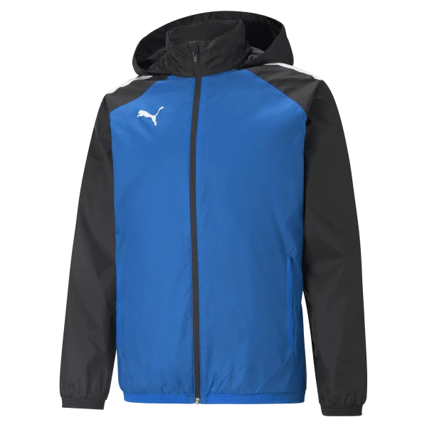 Puma Team Liga 25 Rain Jacket - Electric Blue Lemonade