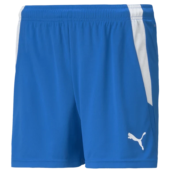 Puma teamLIGA Women's Shorts - Electric Blue Lemonade