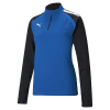 Puma teamLIGA Women's 1/4 Zip Training Top - Electric Blue Lemonade/Puma Black