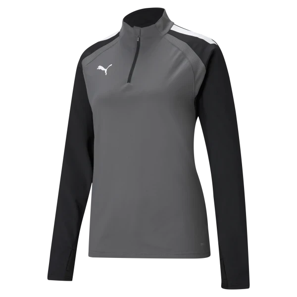 Puma teamLIGA Women's 1/4 Zip Training Top - Smoked Pearl