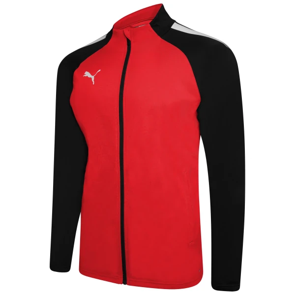 Puma teamLIGA Full Zip Training Jacket - Puma Red/Puma Black