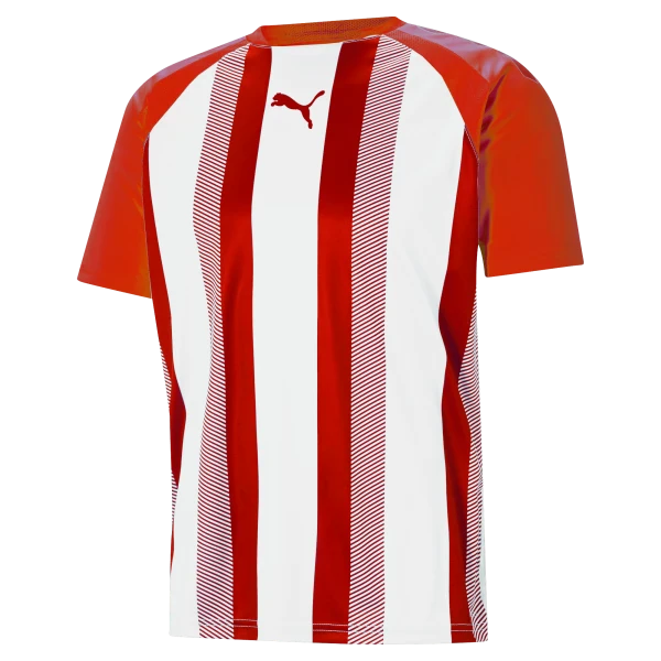 Puma teamLIGA Striped Jersey - Puma Red/White