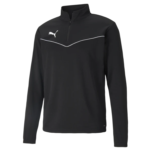 Puma teamRISE 1/4 Zip - Puma Black / White