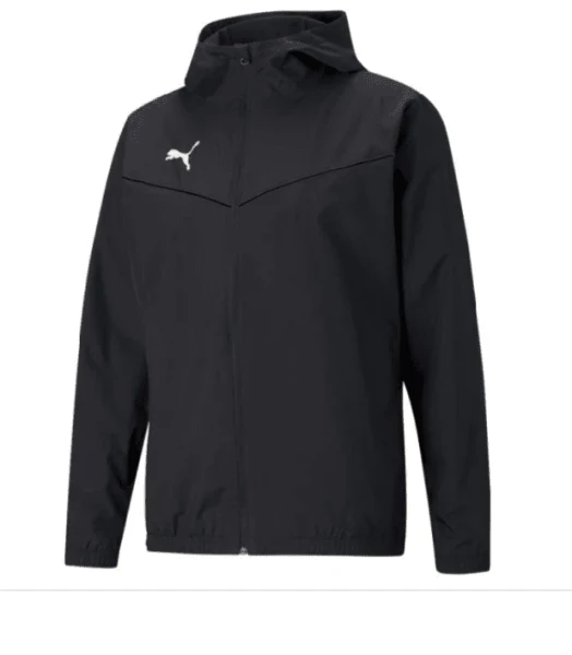 Puma Team Rise Rain Jacket - Puma Black / Black