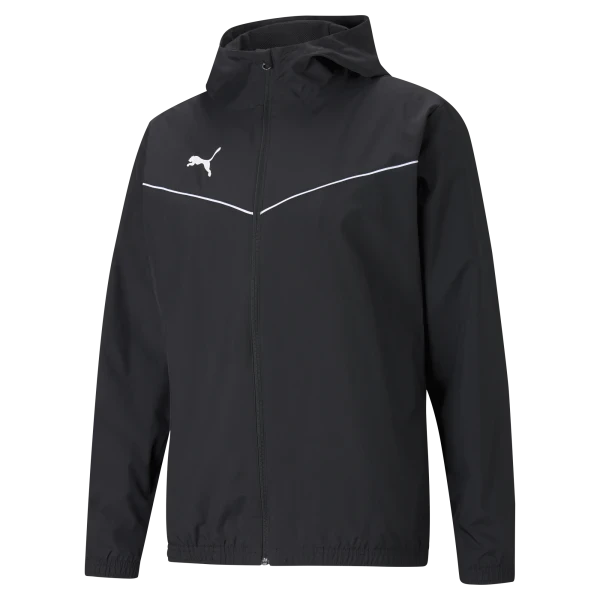 Puma teamRISE Rain Jacket - Puma Black / White