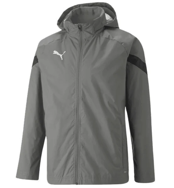 Puma TeamFinal All Weather Jacket - Smoked Pearl / Puma Black