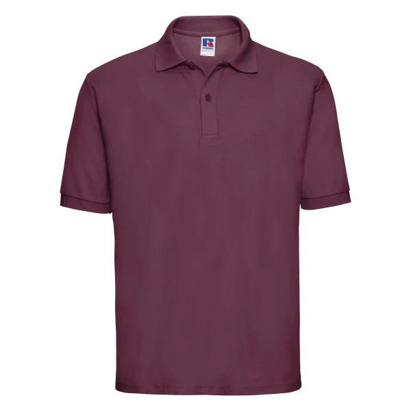 Russell Classic Polycotton Polo - Burgundy