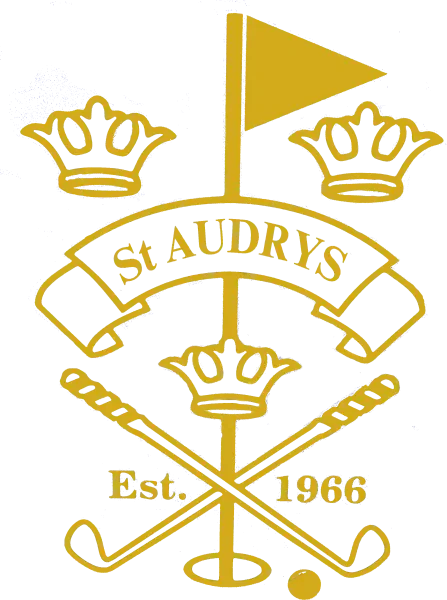 St Audry's Golf Club - Embroidered Badge (Gold)