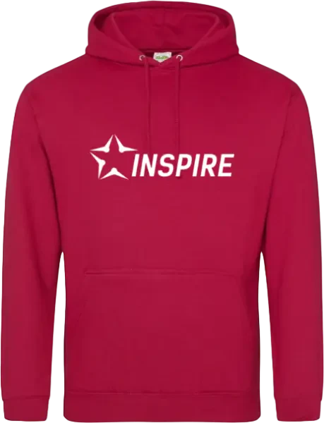 Inspire Suffolk Hoodie - Red - #Webelieveinyouth