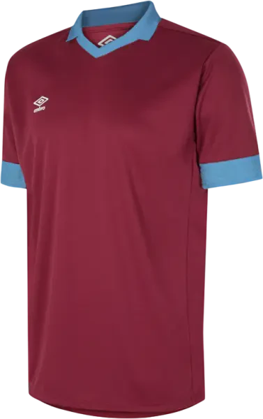 Umbro Tempest Jersey - New Claret / Sky Blue