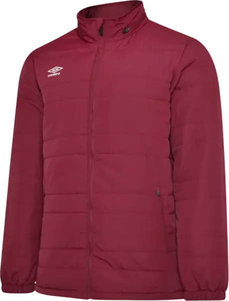 Umbro Club Essential Bench Coat - New Claret