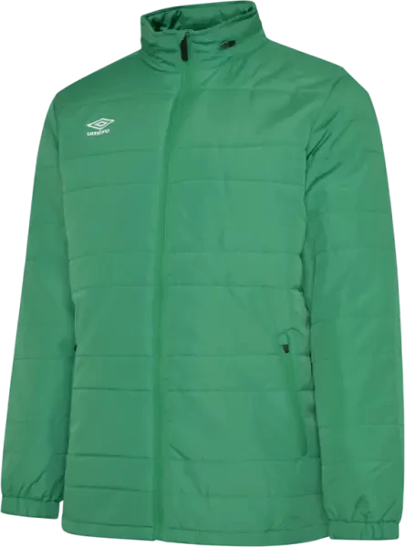 Umbro Club Essential Bench Coat - TW Emerald