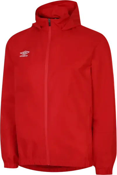 Umbro Total Training Waterproof Jacket - Vermillion / Black