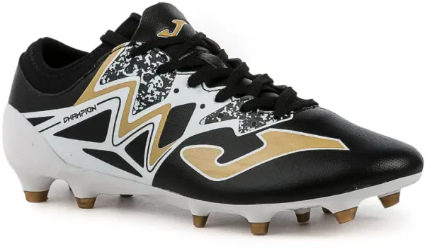 Joma Champion Max 601 Football Boots - Black / Gold - UK 7