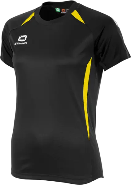 Stanno Stadio Ladies Shirt - Black / Yellow