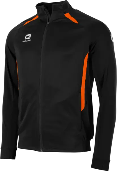 Stanno Stadio Full Zip Track Top - Black / Orange