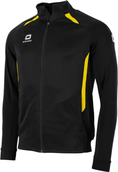 Stanno Stadio Full Zip Track Top - Black / Yellow