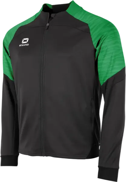 Stanno Bolt Full Zip Track Top - Black / Green