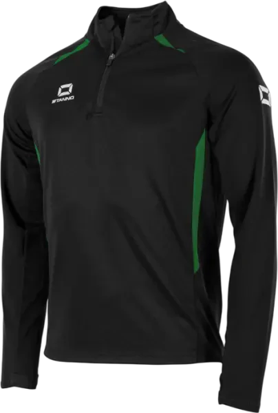 Stanno Stadio 1/4 Zip Track Top - Black / Green