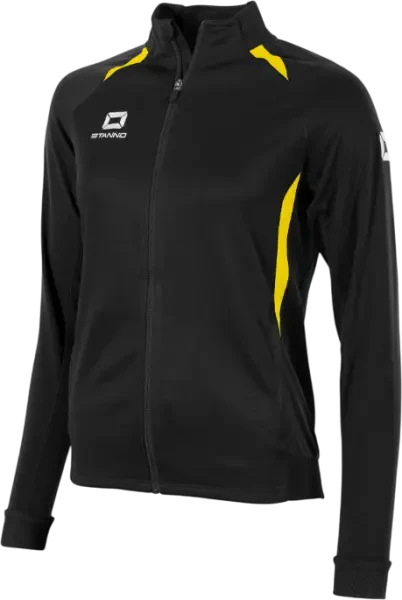 Stanno Stadio Ladies Full Zip Track Top - Black / Yellow