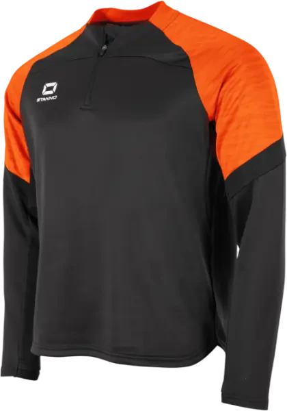 Stanno Bolt 1/4 Zip Track Top - Black / Orange