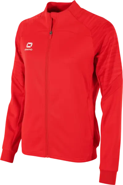 Stanno Bolt Ladies Full Zip Track Top - Red