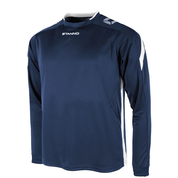 Stanno Drive Long Sleeve Shirt - Navy / White