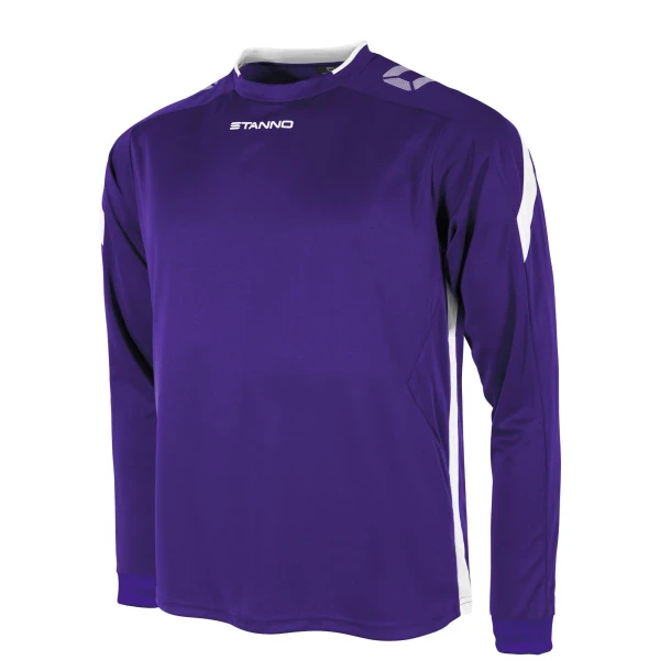 Stanno Drive Long Sleeve Shirt - Purple / White