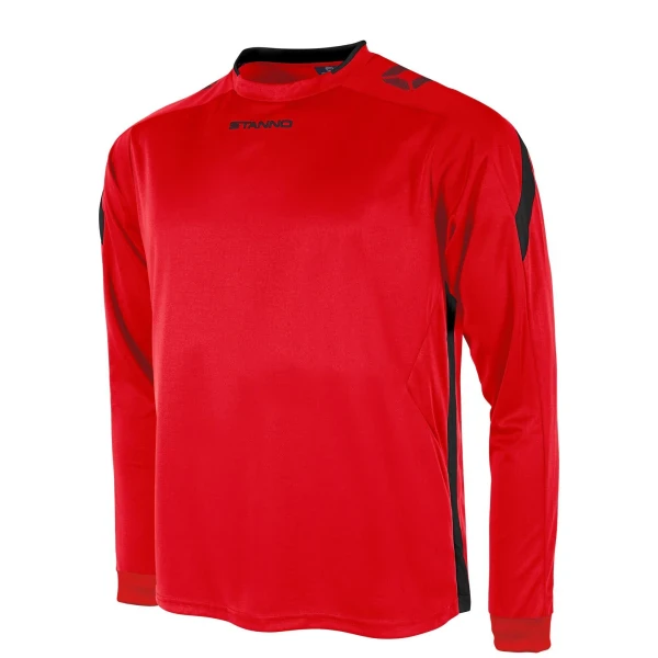 Stanno Drive Long Sleeve Shirt - Red / Black