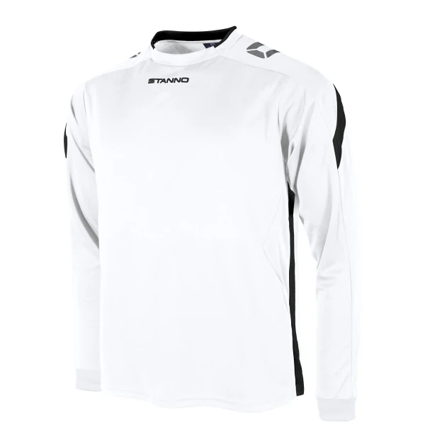 Stanno Drive Long Sleeve Shirt - White / Black