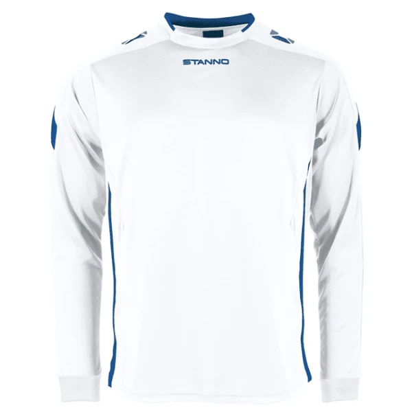 Stanno Drive Long Sleeve Shirt - White / Royal