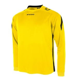 Stanno Drive Long Sleeve Shirt - Yellow / Royal