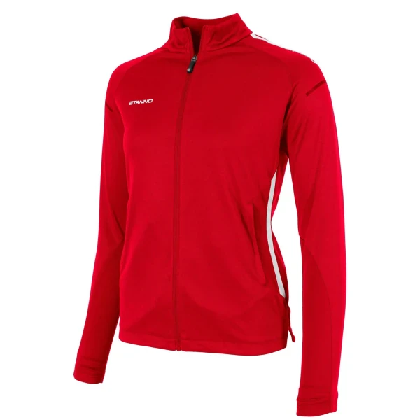 Stanno First Full Zip Ladies Top - Red / White