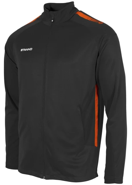 Stanno First Full Zip Top - Black / Orange