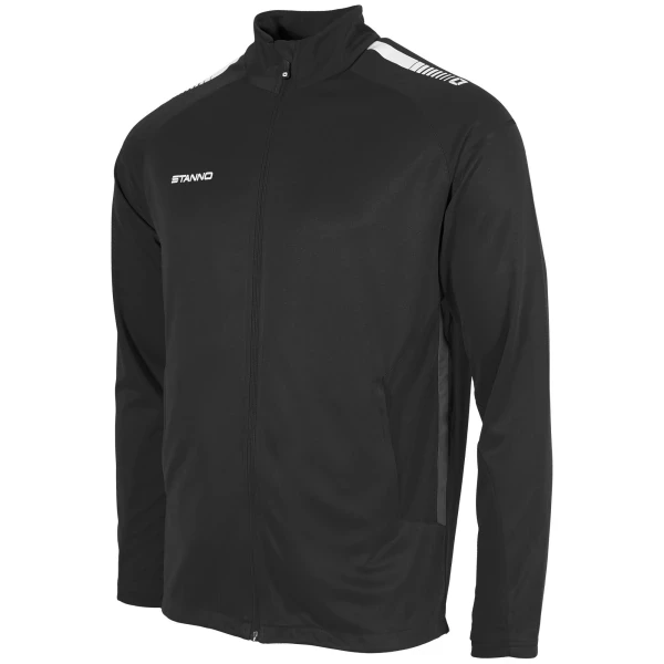 Stanno First Full Zip Top - Black / White