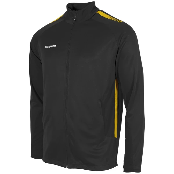 Stanno First Full Zip Top - Black / Yellow