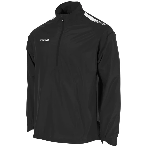 Stanno First Half Zip Windbreaker - Black / Anthracite