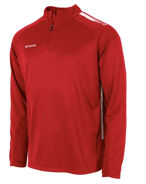 Stanno First 1/4 Zip Top - Red / White