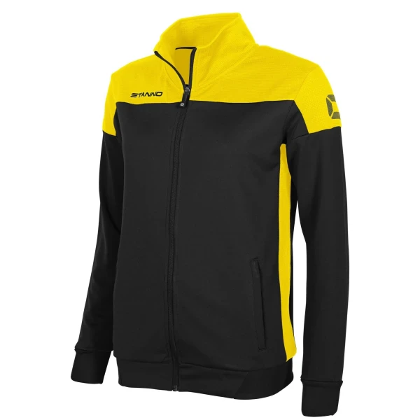 Stanno Pride Ladies Full Zip Training Top - Black / Yellow