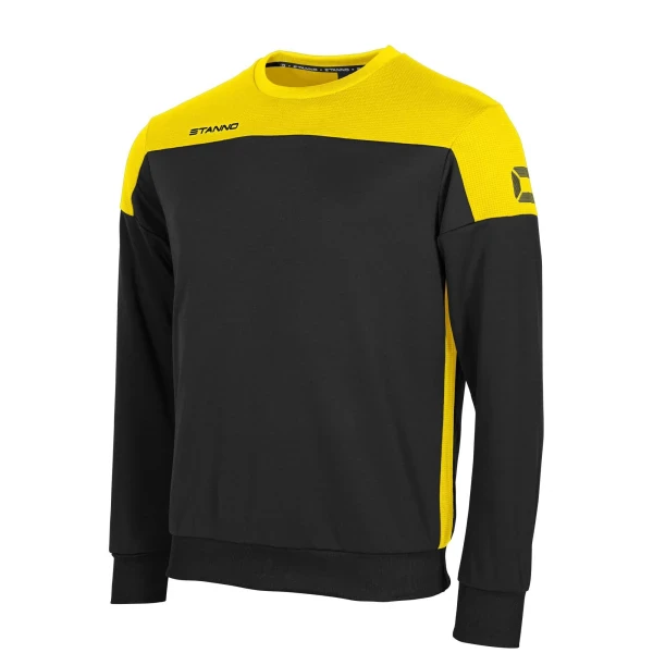 Stanno Pride Round Neck Top - Black / Yellow