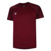 Umbro Atlas Jersey SS - New Claret / White