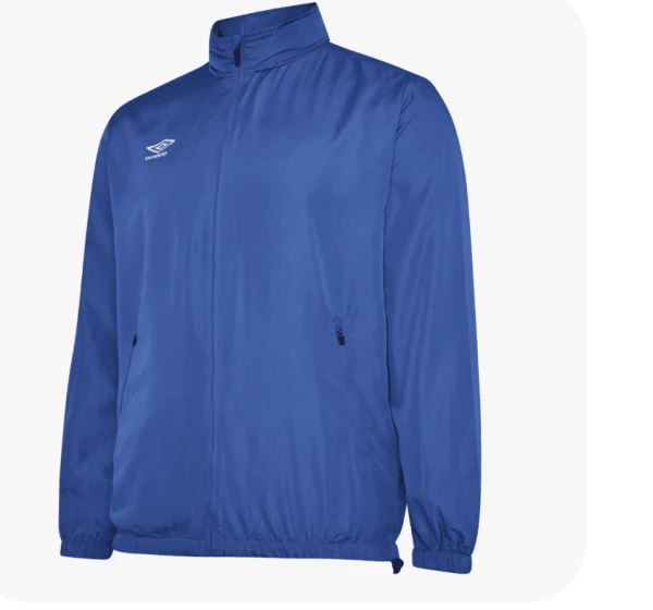 Umbro Club Essential Lightweight Rain Jacket - TW Royal