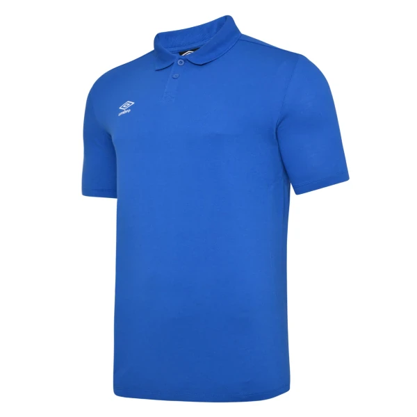 Umbro Club Essential Polo Shirt - TW Royal / White