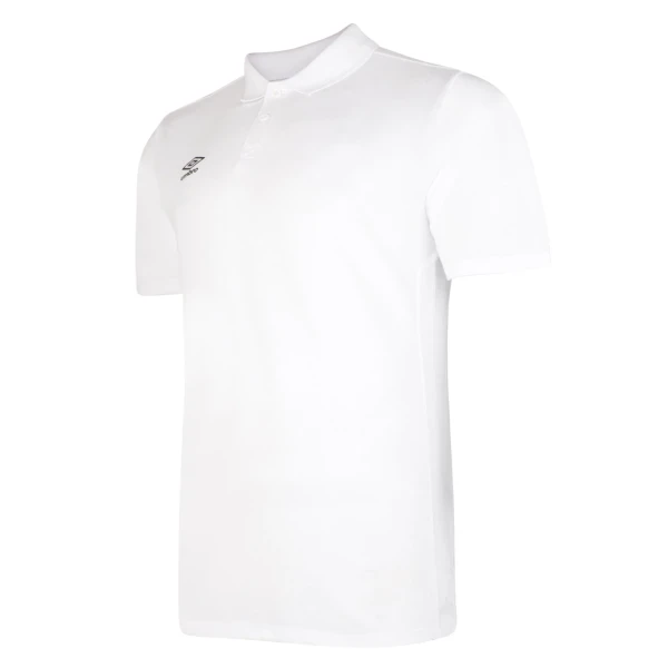 Umbro Club Essential Polo Shirt - White / Black