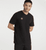 Umbro Club Leisure Crew T-Shirt - Black / White