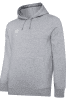 Umbro Club Leisure Hoody - Grey Marl / White