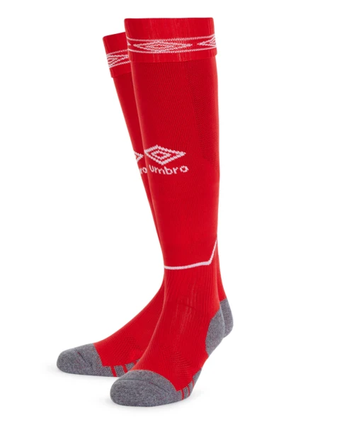 Umbro Diamond Top Football Socks - Vermillion / White